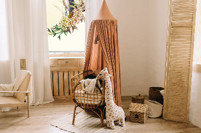 Fenster Rollo mit Motiv eines Kranichs in grün