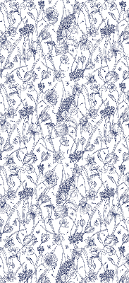 Rollo lichtundurchlässig mit Wildblumenmuster