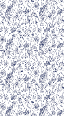 Rollo lichtundurchlässig mit Wildblumenmuster
