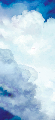 Fenster Rollo mit Wolkenmuster