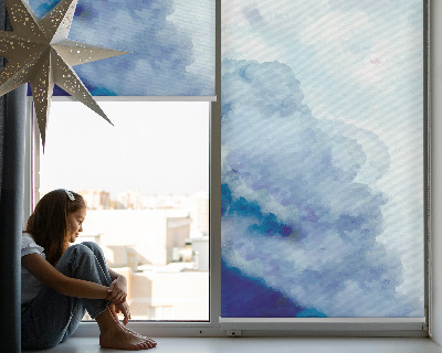 Fenster Rollo mit Wolkenmuster