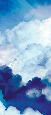 Fenster Rollo mit Wolkenmuster