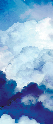 Fenster Rollo mit Wolkenmuster