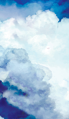 Fenster Rollo mit Wolkenmuster