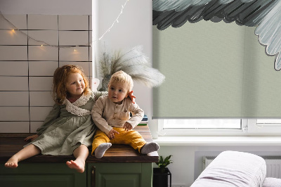 Fenster Rollo mit Motiv eines fliegenden Kranichs