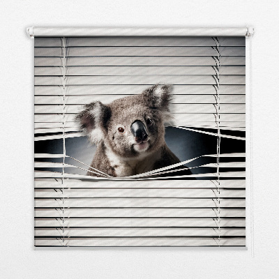Verdunkelungsrollo mit Stofftyp Koala für optimalen Lichtschutz