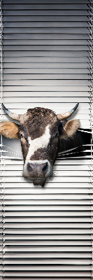 Verdunkelungsrollo mit Motiv einer Kuh