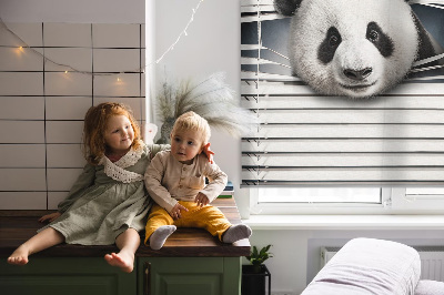 Fenster Rollo mit Motiv Panda