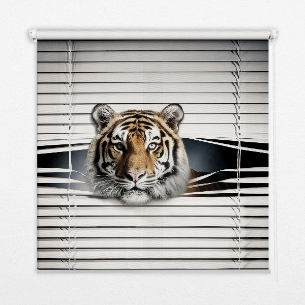 Rollo lichtundurchlässig mit Tiger-Motiv