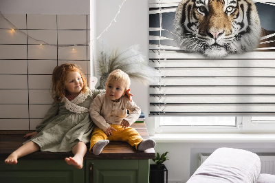 Rollo lichtundurchlässig mit Tiger-Motiv
