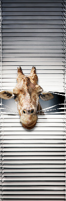 Fenster Rollo mit Giraffenmuster