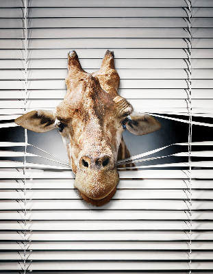 Fenster Rollo mit Giraffenmuster