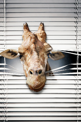 Fenster Rollo mit Giraffenmuster
