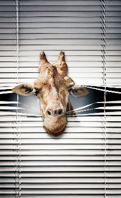 Fenster Rollo mit Giraffenmuster
