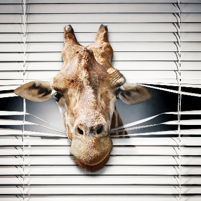 Fenster Rollo mit Giraffenmuster