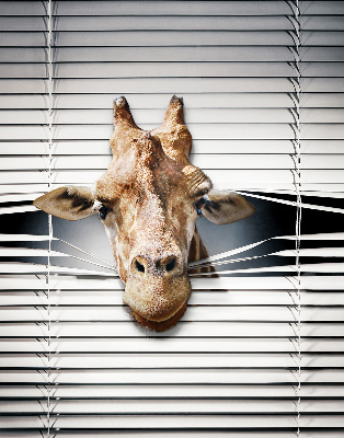 Fenster Rollo mit Giraffenmuster