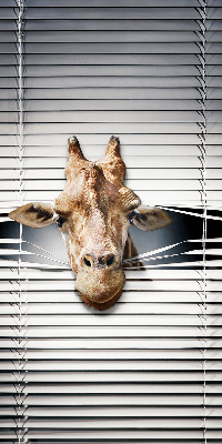 Fenster Rollo mit Giraffenmuster