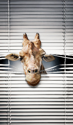 Fenster Rollo mit Giraffenmuster