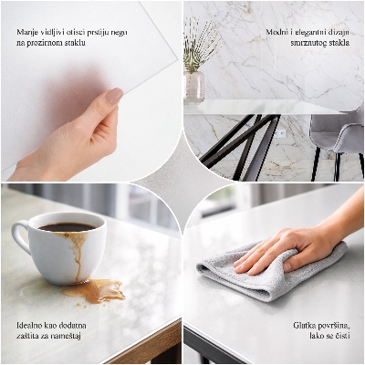 Runde Glastischplatte Lichtdurchlässige