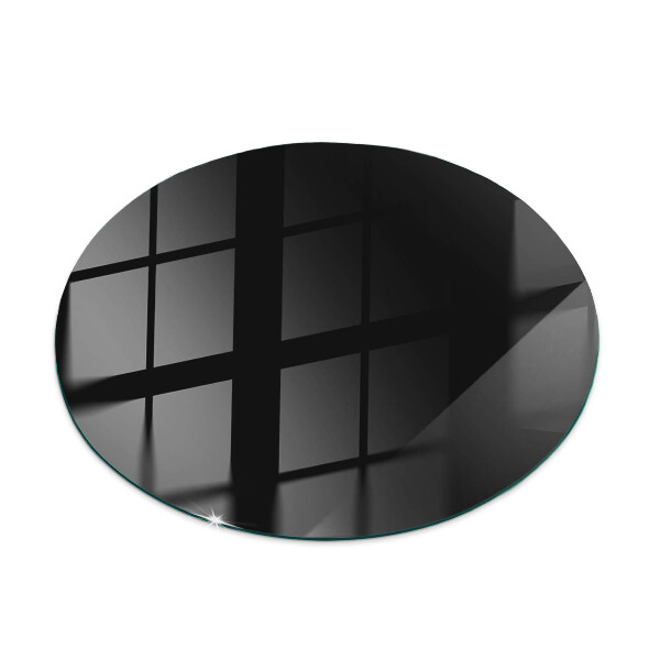 Runde tischplatte Solides Schwarz, elegant