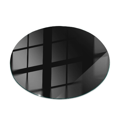 Runde tischplatte Solides Schwarz, elegant