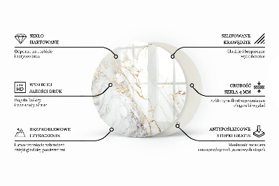 Runde tischplatte Kratzer auf der Betonoberfläche