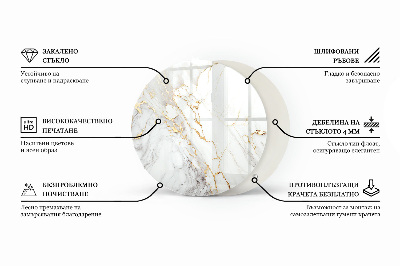 Runde tischplatte Kratzer auf der Betonoberfläche