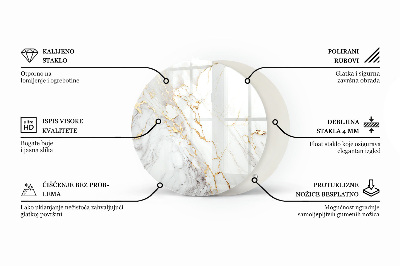 Runde tischplatte Kratzer auf der Betonoberfläche