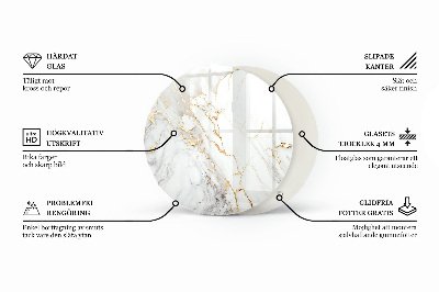 Runde tischplatte Kratzer auf der Betonoberfläche