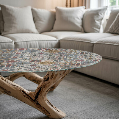 Runde tischplatte Dekorative Mosaike mit Details