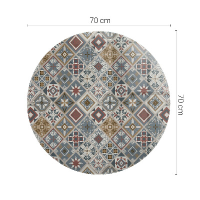Runde tischplatte Dekorative Mosaike mit Details