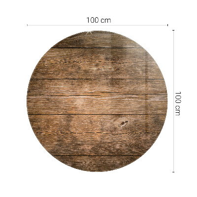 Runde tischplatte Ökologische Holzstruktur