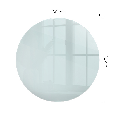 Glasplatte für runden tisch transparent
