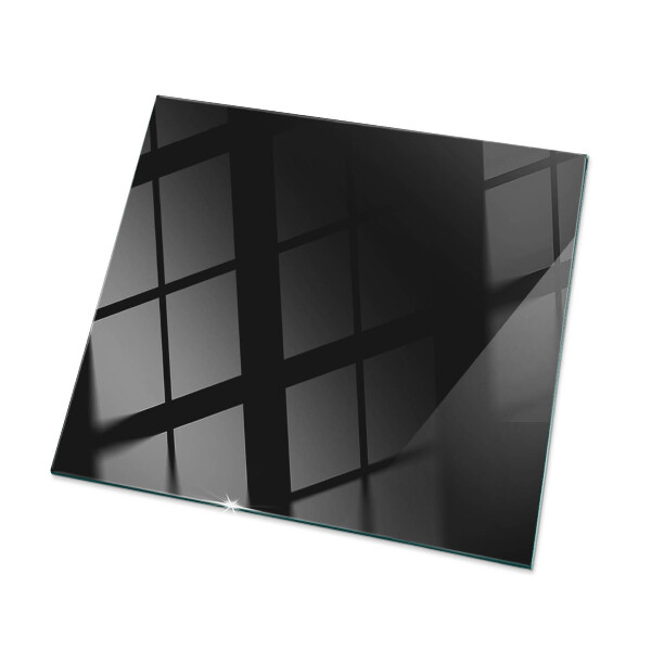 Rechteckige tischplatte Solides Schwarz, elegant