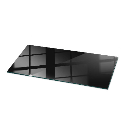 Rechteckige tischplatte Solides Schwarz, elegant