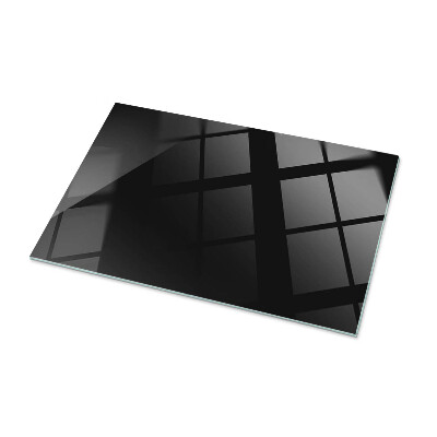 Rechteckige tischplatte Solides Schwarz, elegant