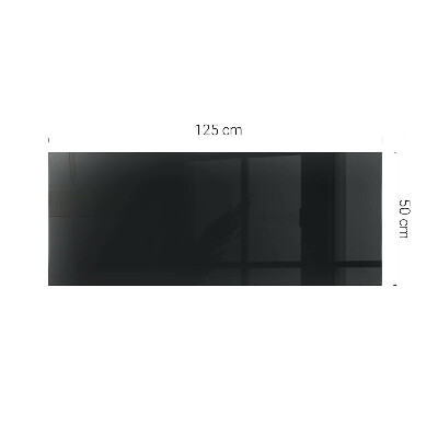 Rechteckige tischplatte Solides Schwarz, elegant
