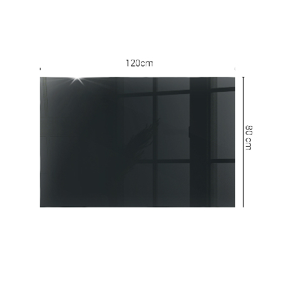 Rechteckige tischplatte Solides Schwarz, elegant