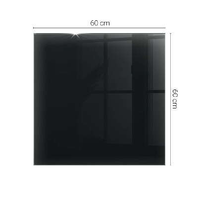Rechteckige tischplatte Solides Schwarz, elegant