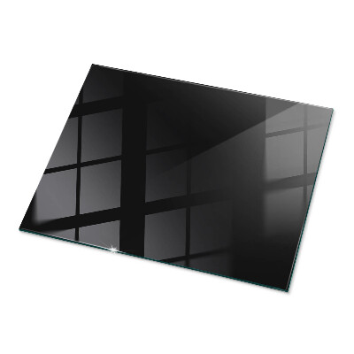 Rechteckige tischplatte Solides Schwarz, elegant