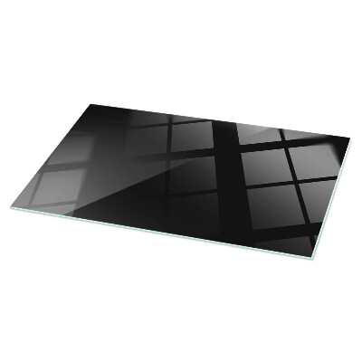 Rechteckige tischplatte Solides Schwarz, elegant