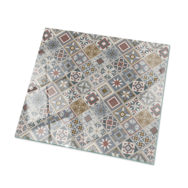 Rechteckige tischplatte Dekorative Mosaike mit Details