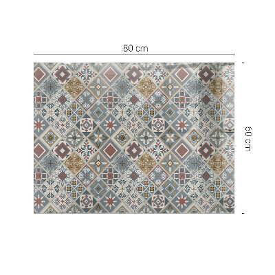 Rechteckige tischplatte Dekorative Mosaike mit Details