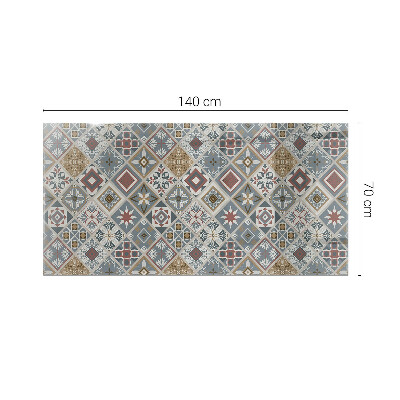 Rechteckige tischplatte Dekorative Mosaike mit Details