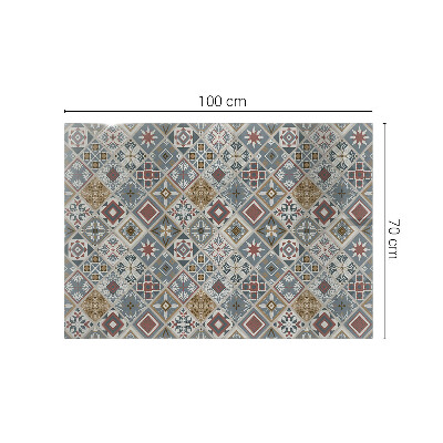 Rechteckige tischplatte Dekorative Mosaike mit Details
