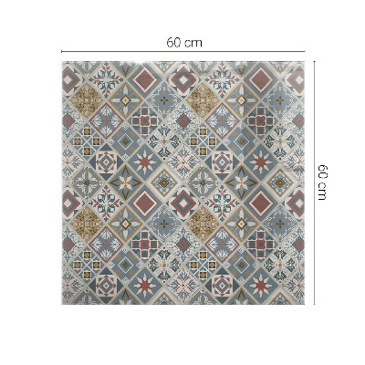 Rechteckige tischplatte Dekorative Mosaike mit Details