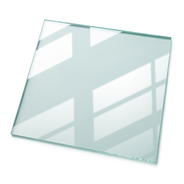 Rechteckige tischplatte transparent