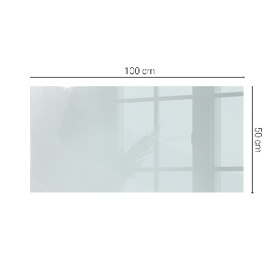 Rechteckige tischplatte transparent