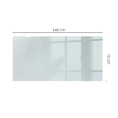 Rechteckige tischplatte transparent