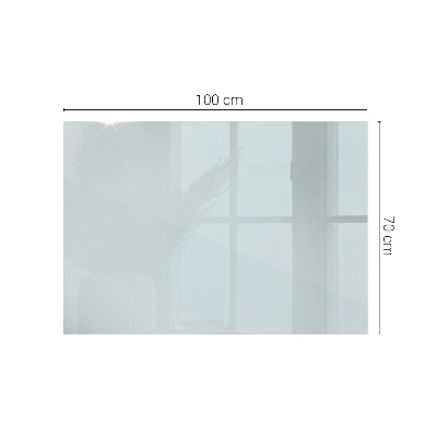 Rechteckige tischplatte transparent